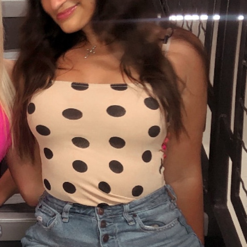 Nasty Gal Polka Dot Bodysuit